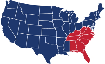 we provide flowable concrete fill in North Carolina, South Carolina, Tennessee, and Virginia as well as nationwide