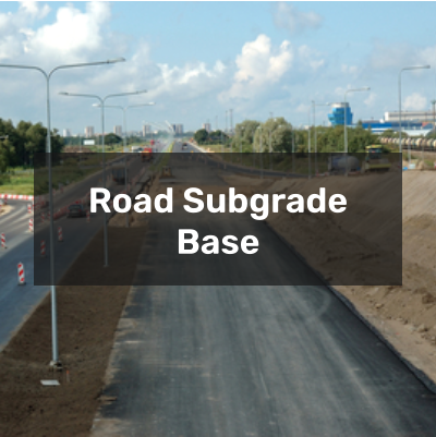 use cellular concrete for road subgrade base