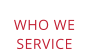WHO WESERVICE